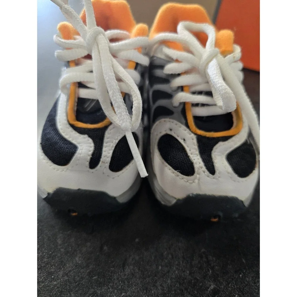 Nike Little Air Max Vintage 1999 Black White Orange Sneakers 850182-002 2.5C